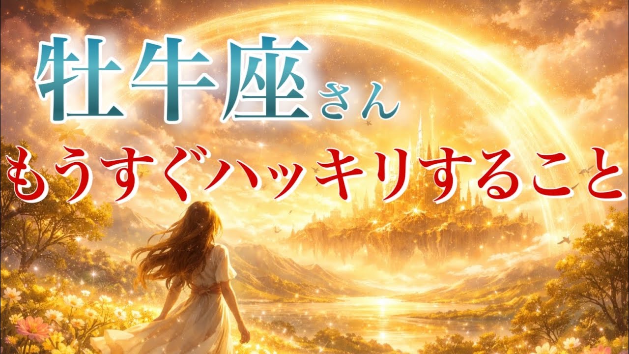 【おうし座さん👑】もうすぐハッキリすること🪐見た時がタイミング【タロット・ルノルマン・オラクルカードリーディング】