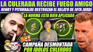 ITURRALDE Y HENRY DESTROZAN LA CAMPAÑA DE LOS CULÉS COMO JOTA JORDI POR EL GOL ANULADO AL LEIPZIG