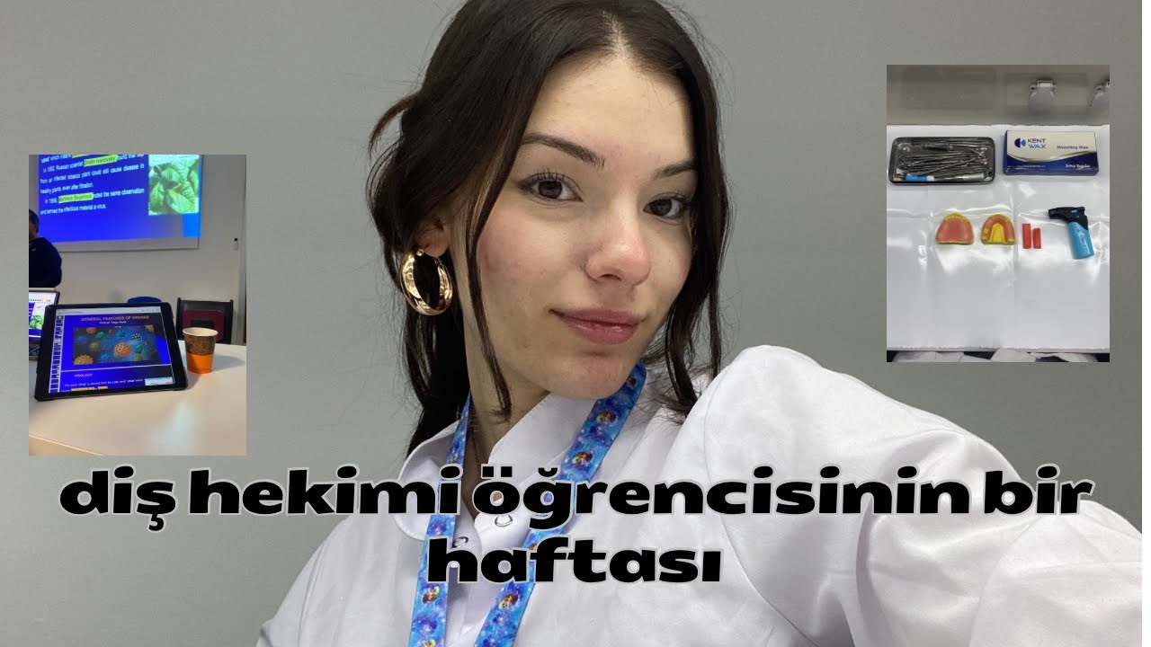 VLOG|| benimle bir hafta diş hekimliği, dersler, okul📚🤍🦷✨