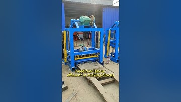 small semi automatic block making machine qt4-40 to make concrete bricks. #smallbrickmakingmachine