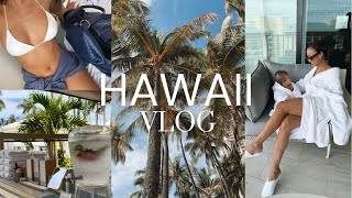 HAWAII VLOG (Stayed at White Lotus Hotel in Maui! Eating, Fly to Oahu, Travel w/ Baby)