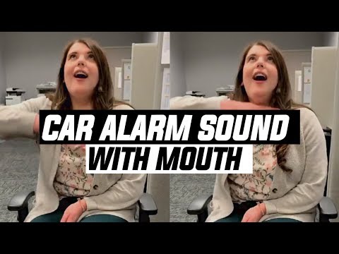 Girl Imitates Car Alarm Sound | Viral on Twitter