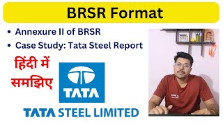 BRSR Format with Tata Steel Report Case Study