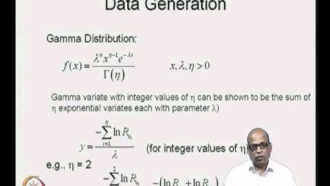 Mod-03 Lec-09 Data Generation
