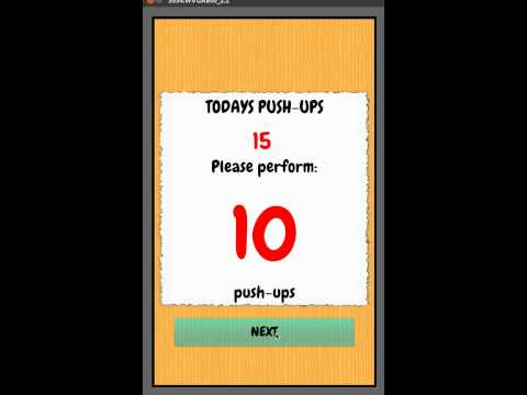 push up android application