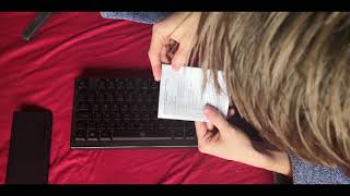 ASMR - NEW!! Keyboard Unboxing Video [Clicking/Typing Sounds] screenshot 1