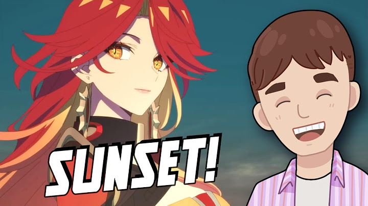 Genshin Impact Sunset Animation Reaction