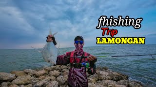 SPOT MANCING TERBAIK UNTUK ULTRA LIGHT CASTING IKAN GT DI PANTAI LAMONGAN