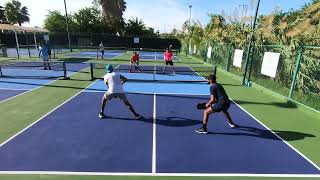 Los Cabos Open 2022 Pickleball Warmup - Joe Baumann / Paul Bland vs Axel Estrada / Miguel Hernandez