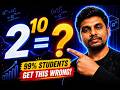 Exponents Explained from Scratch | Powers &amp; Indices Made Easy | ML Roadmap