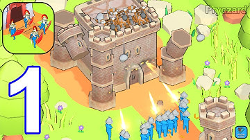 Idle Soldier - Gameplay Walkthrough Part 1 Idle War Army Commander Levels 1-2 (iOS, Android)