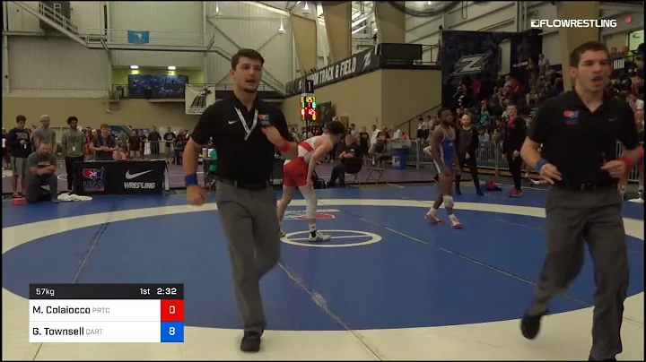 57 Kg Semifinal Michael Colaiocco PRTC Vs Gabriel ...