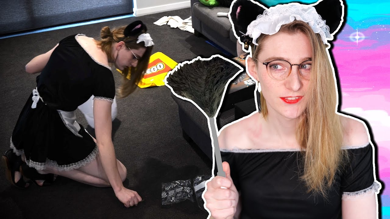 POV: Catgirl Maid AGGRESSIVELY Cleans Your House