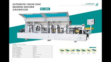 368D Edge Banding Machine with Corner Trimming