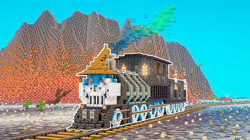THE PHANTOM TRAIN: A Minecraft Halloween Build Tutorial