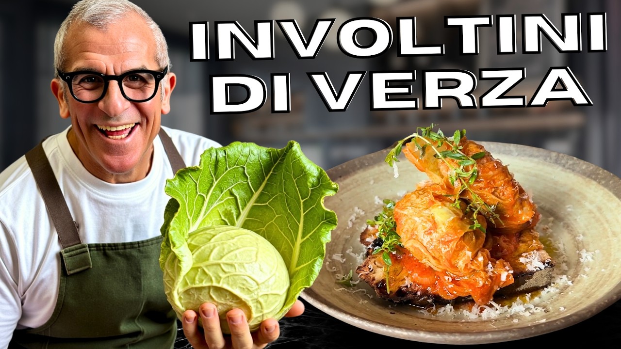 La ricetta degli INVOLTINI DI VERZA di Mamma Fiorella ❤️ Chef Max Mariola