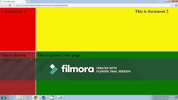 HTML Tutorial in Hindi  Frames and Frameset