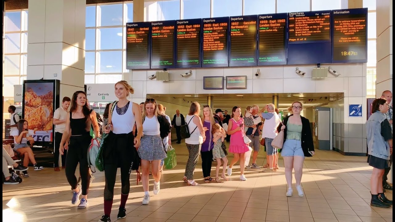 The Point to Milton Keynes Train Station, Buckinghamshire England