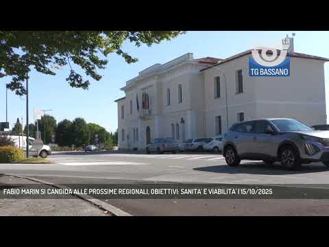 FABIO MARIN SI CANDIDA ALLE PROSSIME REGIONALI, OBIETTIVI: SANITA' E VIABILITA' | 15/10/2025