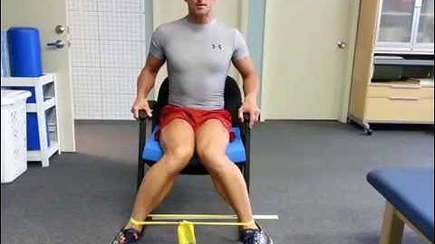 Seated Hip Internal Rotation With T-Band