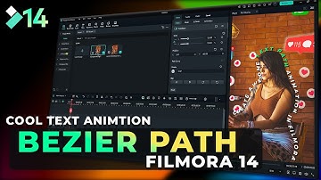 Text Animation for Filmora 14 (Bezier Path) - Beginner Tutorial