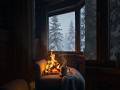 Deep Relaxation in a Warm Winter Cabin