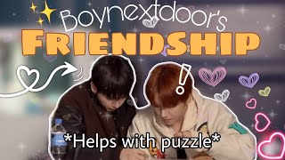 Boynextdoor has an amazing friendship