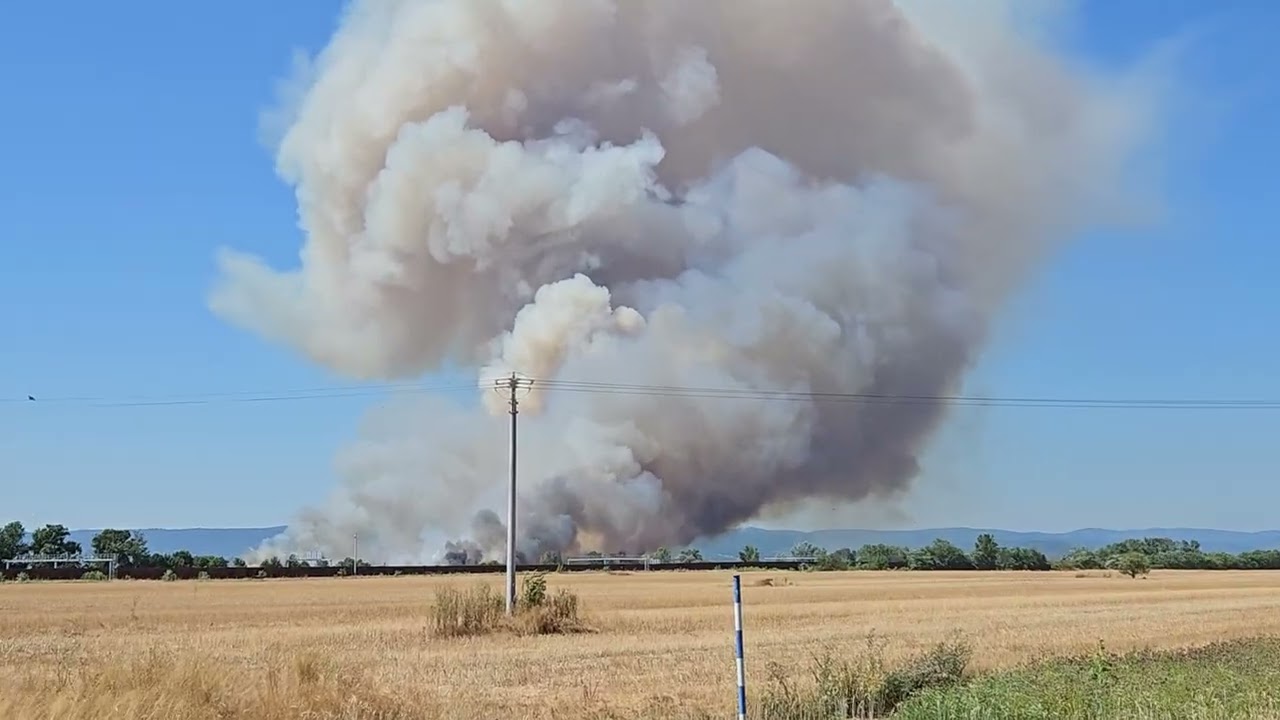 Bratislava Letisko Vrakuna Bratislava poziar Bratislava 15.7.2023