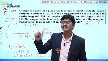 NCERT 12th Physics Chapter 5 Q 19 Magnetism and matter