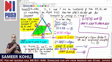 Class 9 Mathematics | Quadrilaterals | By Sameer Kohli Sir