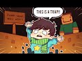 i fell into my friend&#39;s ??? trap in Minecraft...