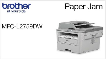 Clearing paper jam errors – MFCL2759DW