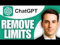 How to Remove Limits On ChatGPT