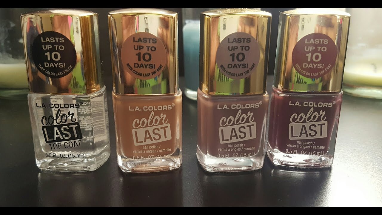 2. L.A. Colors Color Last Nail Polish in "Forever" - wide 3
