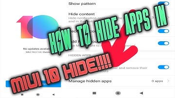 HOW TO HIDE APPS IN MIUI10 (LATEST MIUI HIDDEN FEATURE)