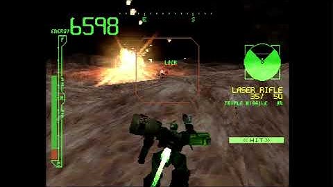 Armored Core - Mission - Exterminate Organisms (Part 1) - Hidden Part: QX-AF