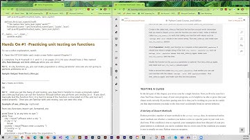 HandsOn1   Unit testing Functions in Python