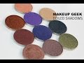 Makeup Geek Foiled Eyeshadows Review | Bailey B.