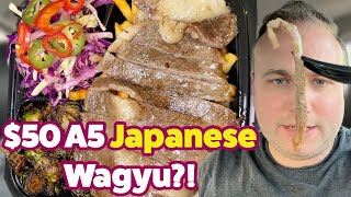 This 4.5oz Japanese A5 WAGYU Is Only $50?!?