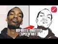 infinite Painter - Simple toon Rapper ( Speed Art )