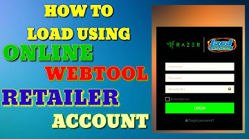 How to Load using Online Webtool Retailer Account | IdealAileenTV