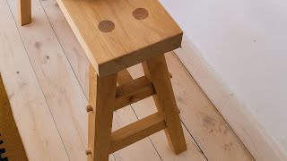 Build a DIY Oak Bench From Old Church Wood. Recycled Bench Made From Century-old Wood