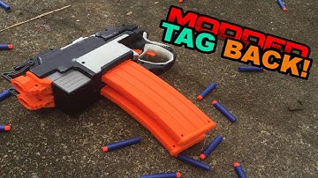 MODDED TAG BACK! - The NERF Deleter (Double Hyperfire Autopistol Mod) | Walcom S7