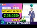 Live intraday trade  bank nifty option trading by intraday hunter