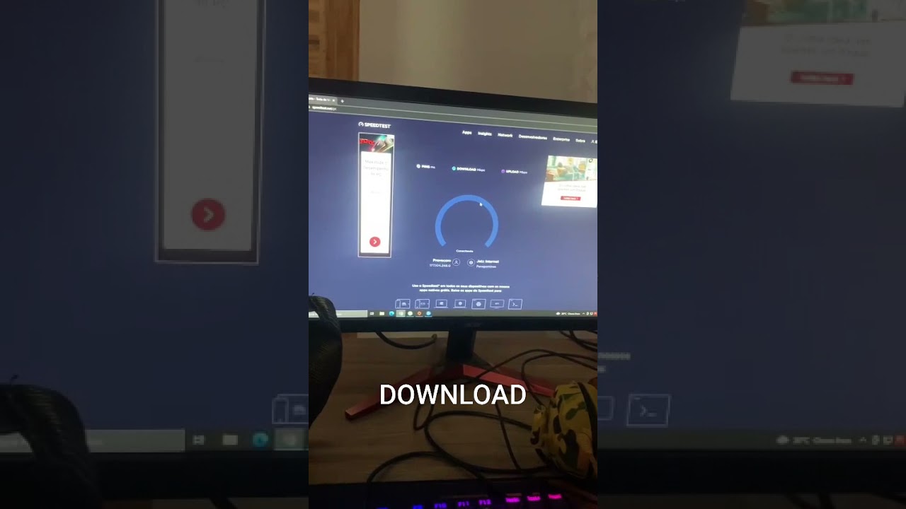 Teste da Internet GbsNet de Belém do Pará. Plano 250 mega