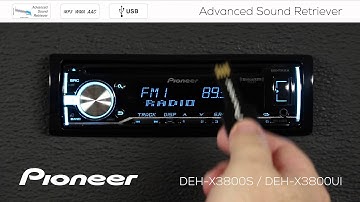 How To - DEH-X3800S - Advanced Sound Retriever