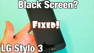 LG Stylo 3: Black Screen or Blank  Display? Easy Fix!