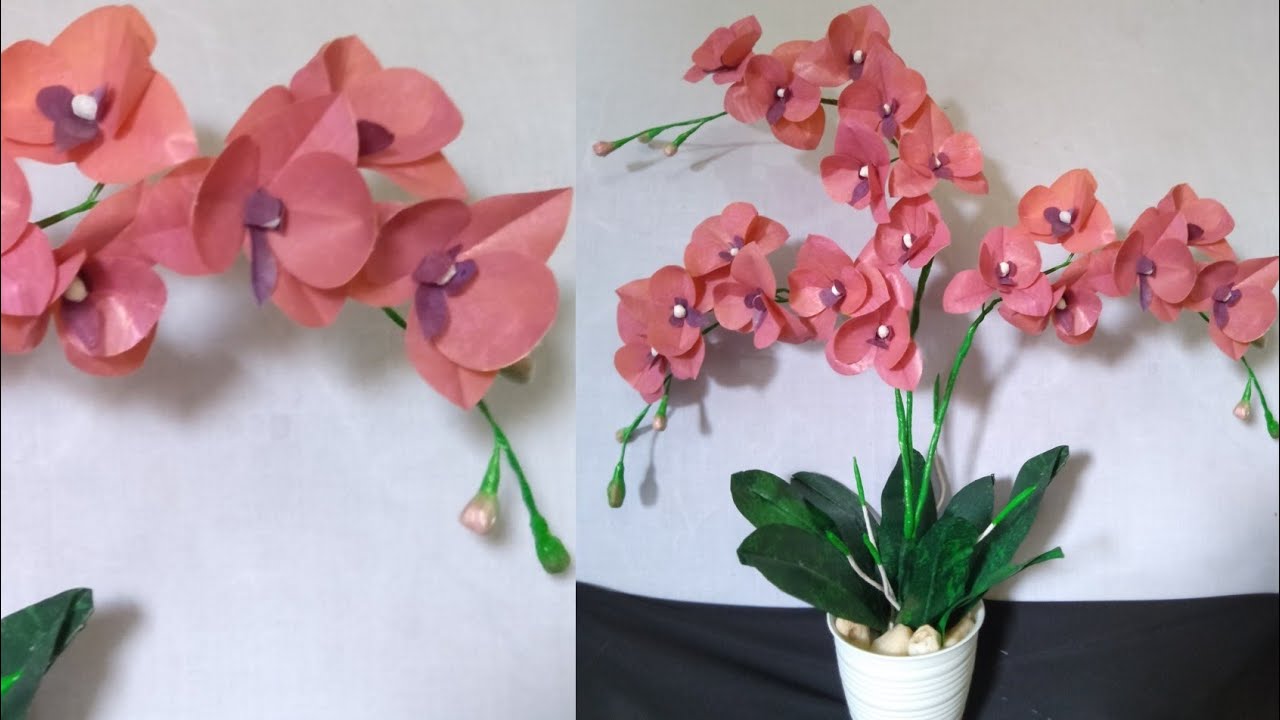  Cara Membuat Bunga Anggrek Dari Plastik  Kresek 2 How 