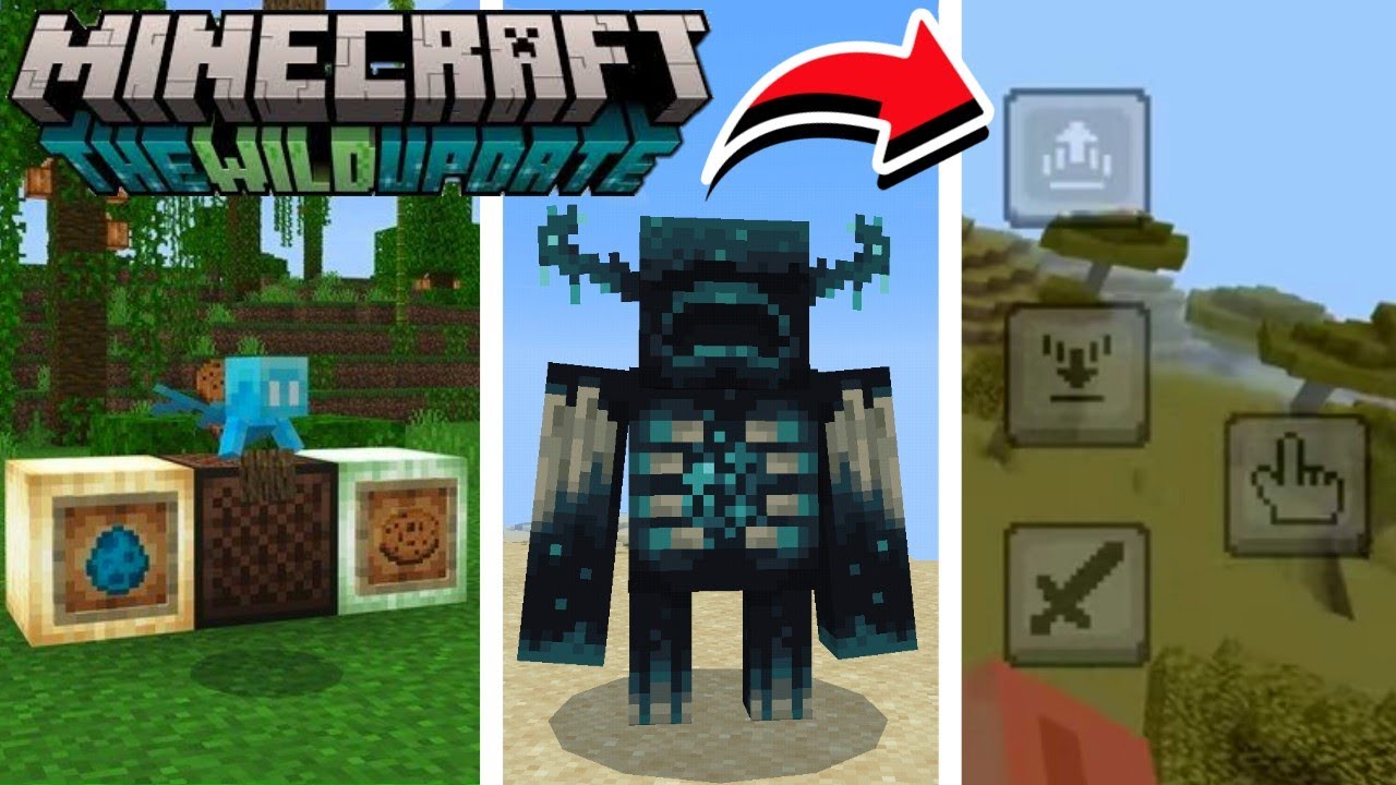 SAIU! ATUALIZAÇÃO 1.19 THE WILD UPDATE NO MINECRAFT PE!! - YouTube