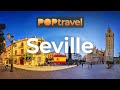 Seville  spain   city center to plaza de espaa  4kr